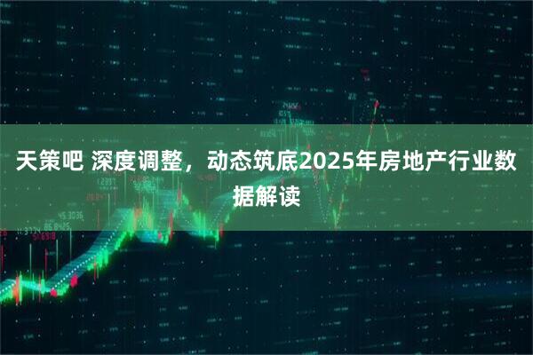 天策吧 深度调整，动态筑底2025年房地产行业数据解读