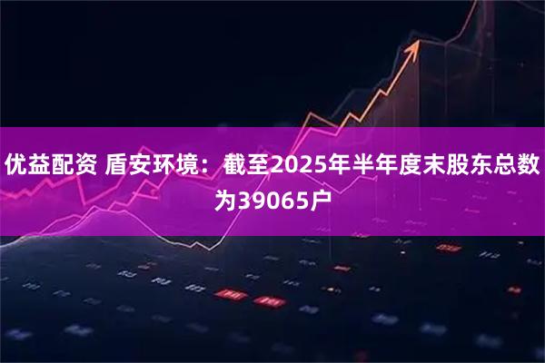 优益配资 盾安环境：截至2025年半年度末股东总数为39065户